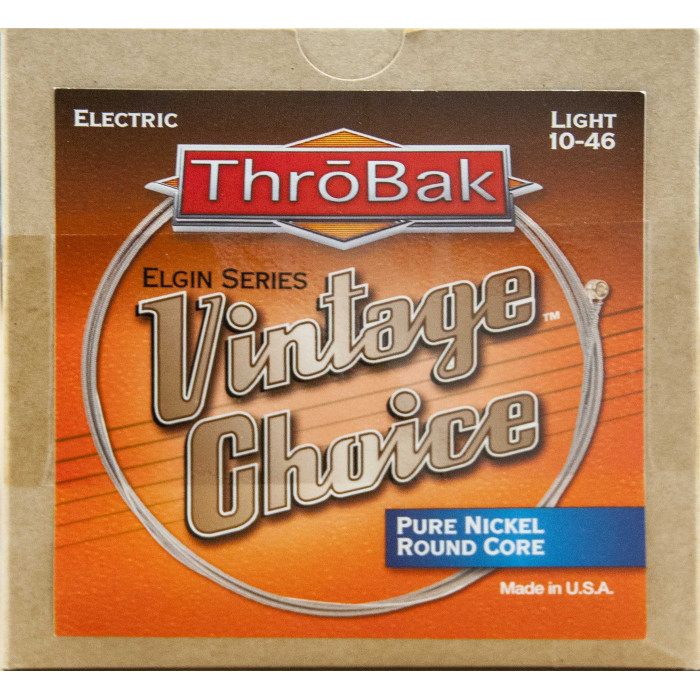 ThroBak Cuerda Pure Nickel Round Core (pack 4 unidades) - Light 10-6
